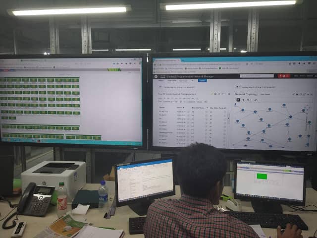 Rafed in datacenter monitor room