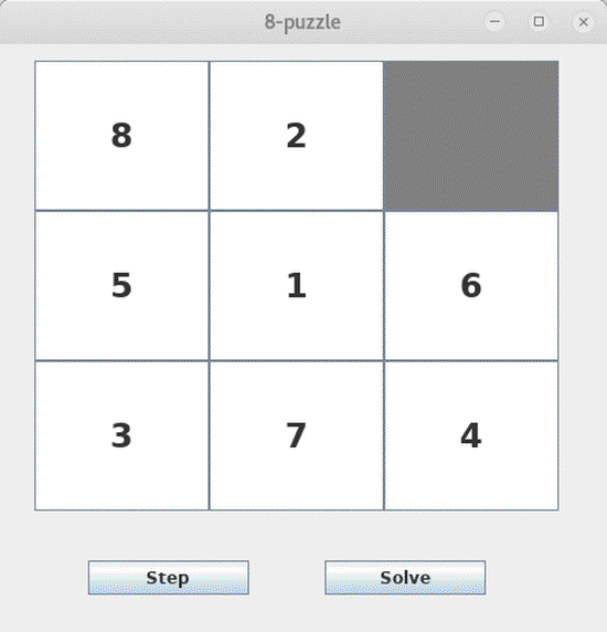 8-puzzle Solver